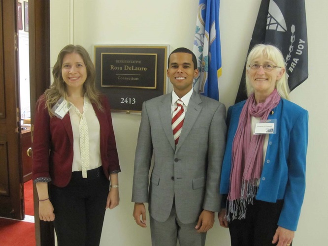 CVD Participantsâ€” Karen Paczkowski, Brandon Honore (Rep. DeLauro), Suzanne OConnell